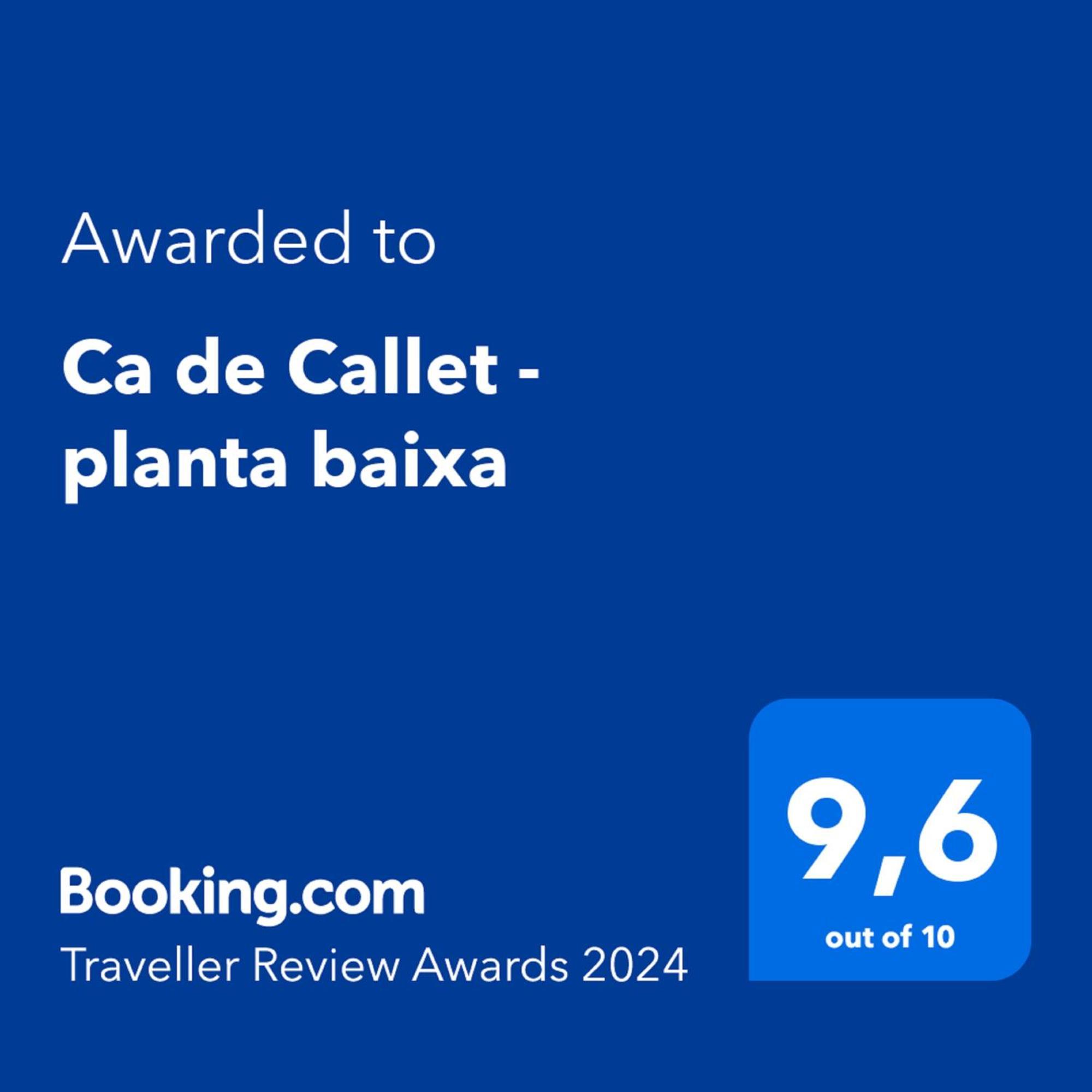 Ca De Callet - Planta Baixa Estación 外观 照片